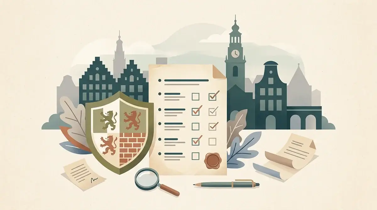 Checklist voor officiële controle van een online kansspelaanbieder